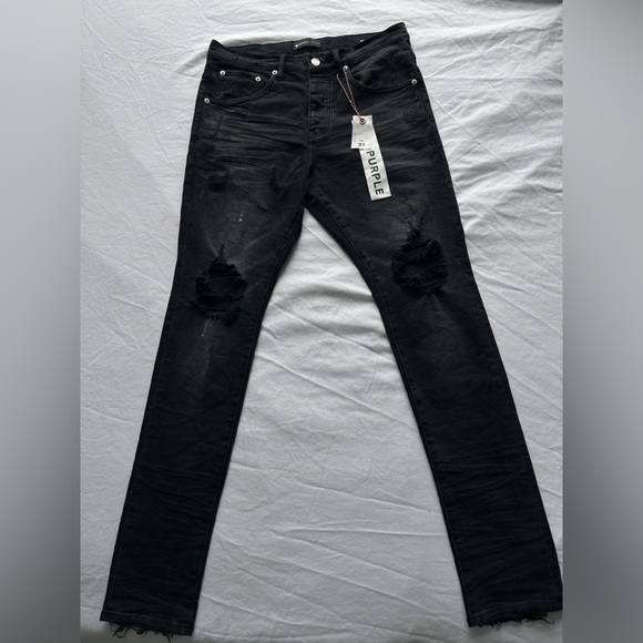 Purple jeans